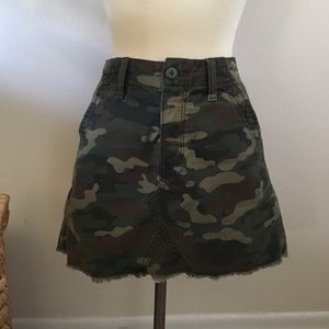 Camouflage Mini Skirt